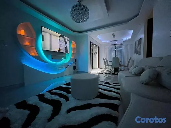 apartamentos - venta de apartamento 1er piso amueblado con jacuzzi en autopista de san isidro 9