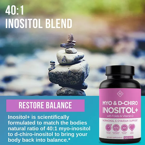 Salud y Equipamiento Médico - Myo & D-chiro Inositol 120 Cap Optify 5