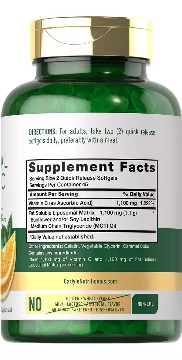 Salud y Equipamiento Médico - Vitamina C Liposomal | 2200 Mg 2