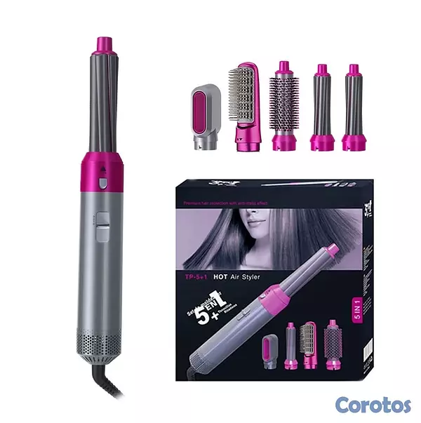 salud y belleza - (Envío gratis),cepillo 5 en 1, alisador y rizador. (pago contra entrega)  4