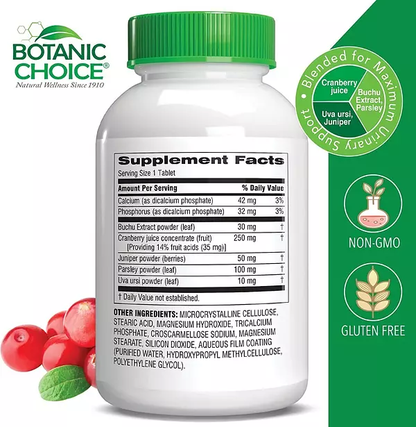 Salud y Equipamiento Médico - Cranberry 60 Tab Botanic Choice 2