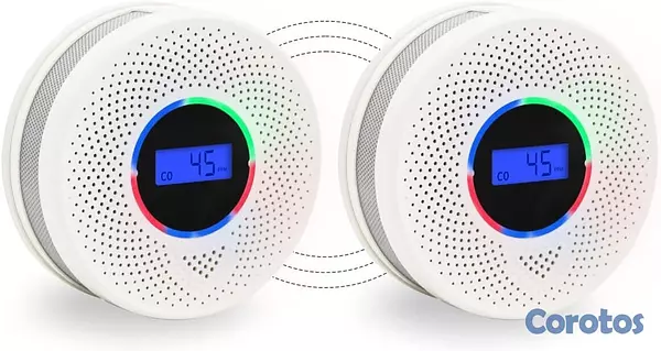 electrodomesticos - Paquete de 2 Detectores de humo y monóxido de carb 1