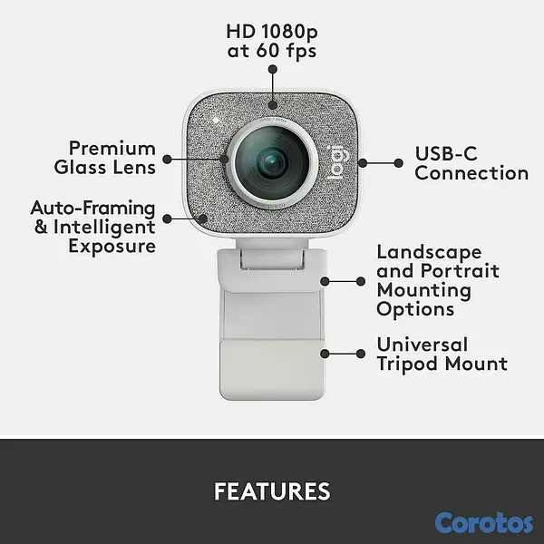 consolas y videojuegos - Logitech para Creadores Cámara Web StreamCam 5
