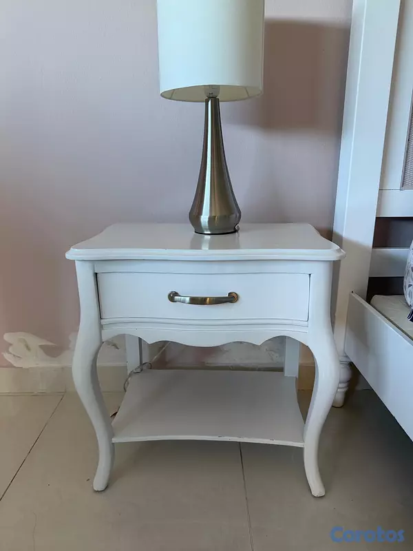 muebles y colchones - Juego de cama King en caoba  4