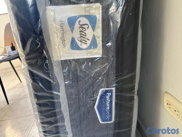 muebles y colchones - Colchón Queen (60pulg x 80pulg) Sealy 2