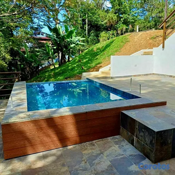 casas vacacionales y villas - Villa rustica y moderna en venta en Jarabacoa 5