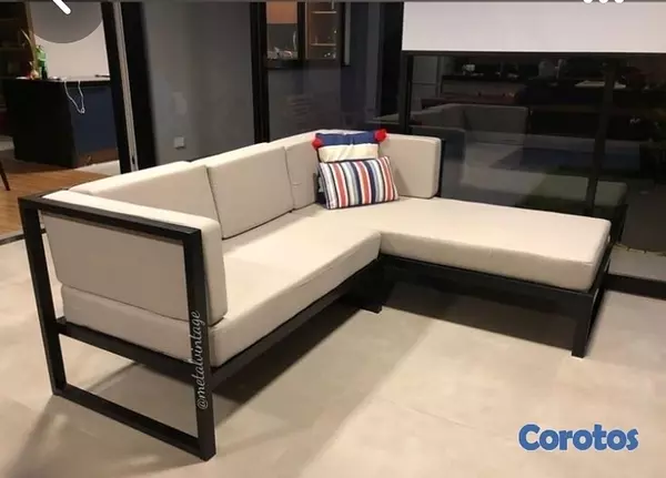 muebles y colchones - MUEBLES DE EXTERIOR EN HIERRO GALVANIZADO  5
