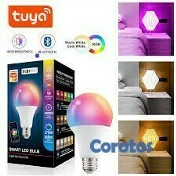 otros electronicos - Bombillo Inteligente Multicolor con Control desde Teléfono 2