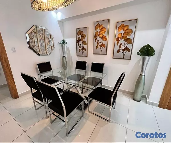 apartamentos - Alquilo apartamento amueblado de 2 habitaciones + estudio en Piantini 2