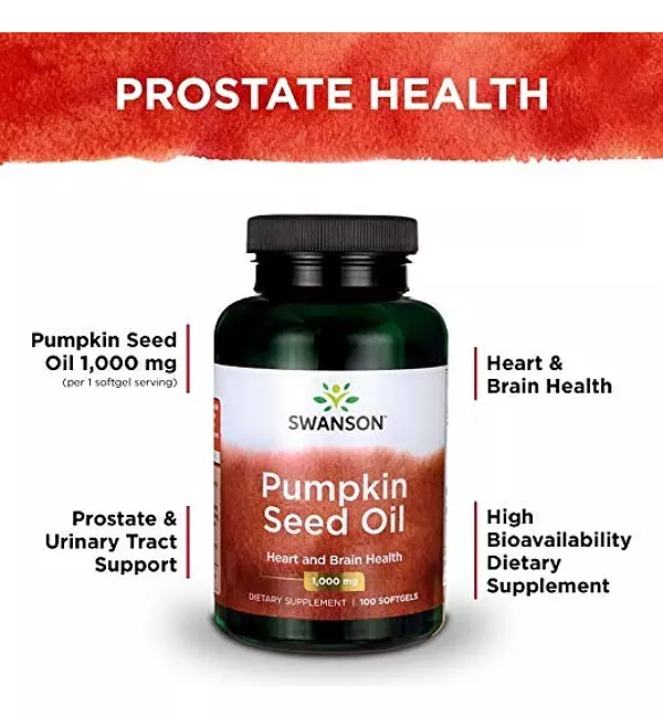 Salud y Equipamiento Médico - Pumpkin Seed Oil Aceite Semilla Calabaza 100 Softgels 1000mg 4