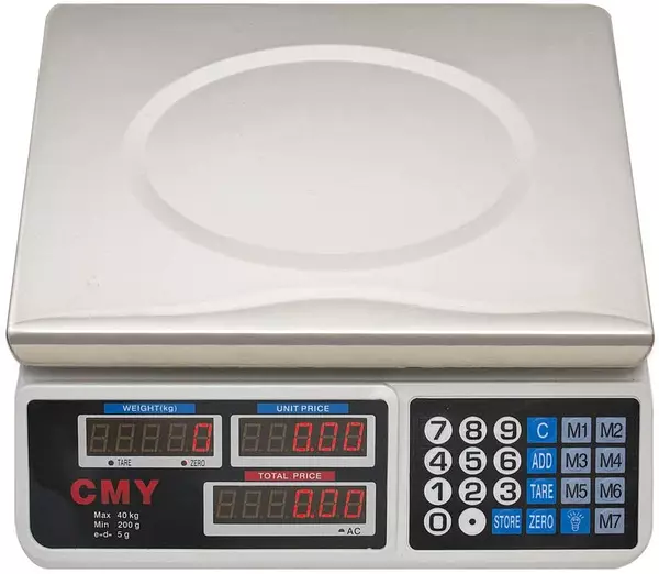 electrodomesticos - Peso Balanza Digital De Mesa, Peso Hasta 40kg O 88lbs Ideal Colmado 2