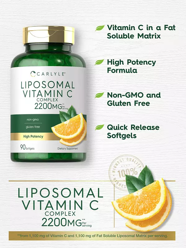 Salud y Equipamiento Médico - Vitamina C Liposomal | 2200 Mg 3