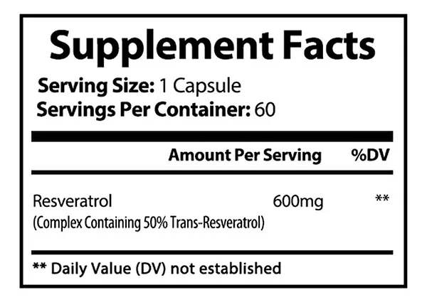 Salud y Equipamiento Médico - Ultra Premium Resveratrol 60 capsulas 2