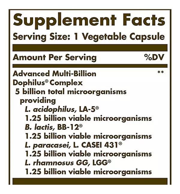 Salud y Equipamiento Médico - Solgar Advanced 40+ Acidophilus 12 - 2