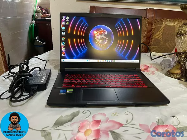 computadoras y laptops - Laptop Gaming MSI THIN GF63 I5 12TH, RTX 4050, 512 5