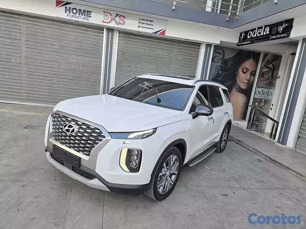 jeepetas y camionetas - HYUNDAI PALISADE 2019 BLANCA GASOLINA 9