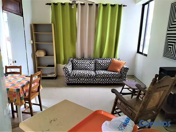 apartamentos - GAZCUE, SE ALQUILA APARTAMENTO TIPO ESTUDIO, TOTAL 2