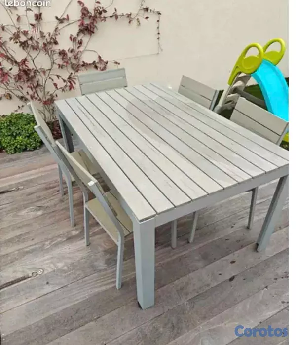 herramientas, jardines y exterior - 2 juego de  comedor de  terraza  o patio  6 sillas 4