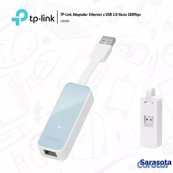 accesorios para electronica - TP-Link Adaptador Ethernet a USB 2.0 UE200 2