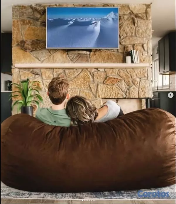muebles y colchones - Sillon moderno tipo Puff 2-3 personas 5