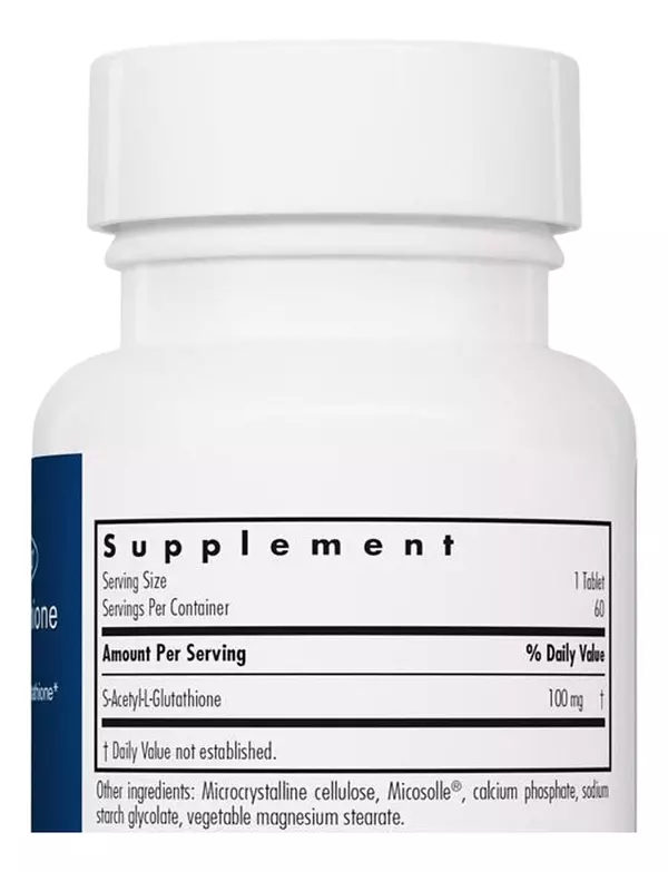 Salud y Equipamiento Médico - Acetil Glutation 100 Mg 60 Tabletas 2