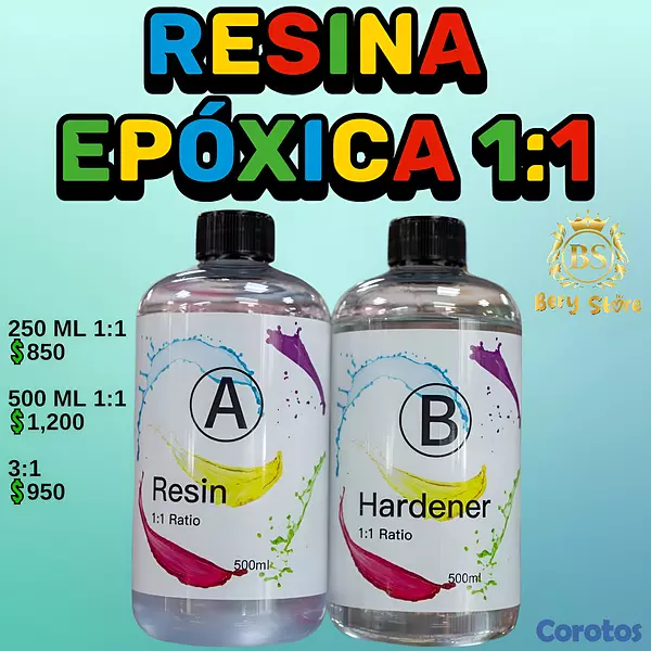 decoración y accesorios - RESINA EPOXICA 1:1 | RESINA EPOXICA 3:1 | RESINA 3