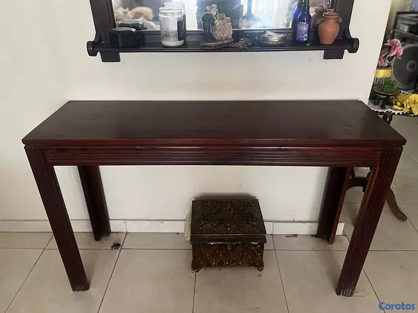 decoración y accesorios - Mesa padrón grande caoba 3