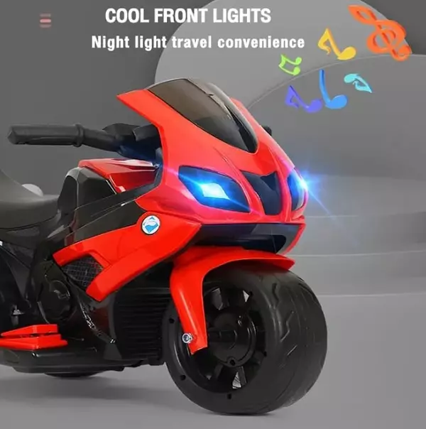 juguetes - Motorcito eléctrico para niños de tres ruedas recargable, motor moto 5