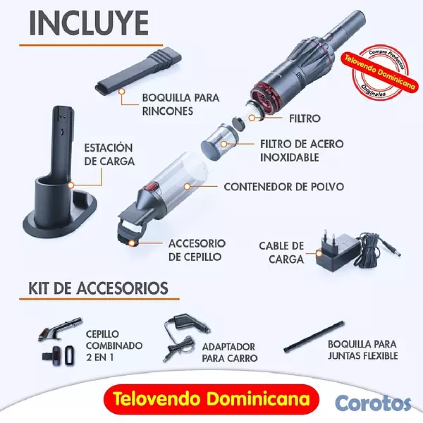 electrodomesticos - Aspiradora inalámbrica de mano Invictus One 4