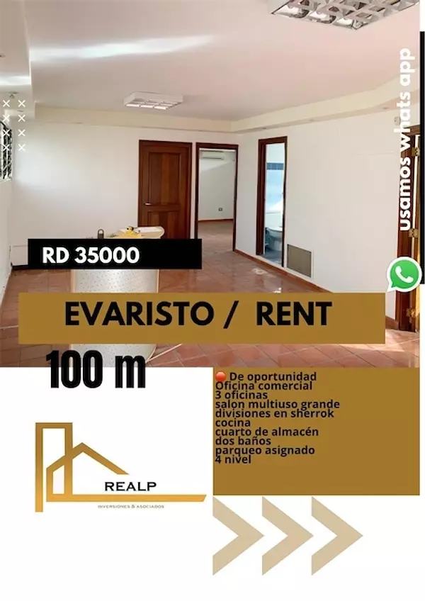 oficinas y locales comerciales - Local de 100 metros en evaristo morales 1
