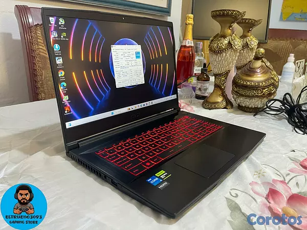 computadoras y laptops - Laptop Gaming MSI THIN GF63 I5 12TH, RTX 4050, 512 6