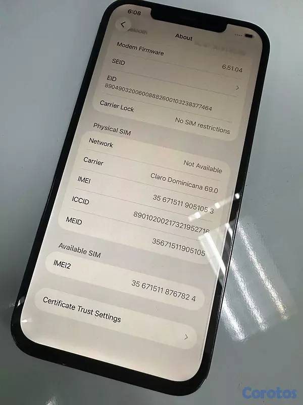celulares y tabletas - iPhone 12 Pro Max | 128 GB 7