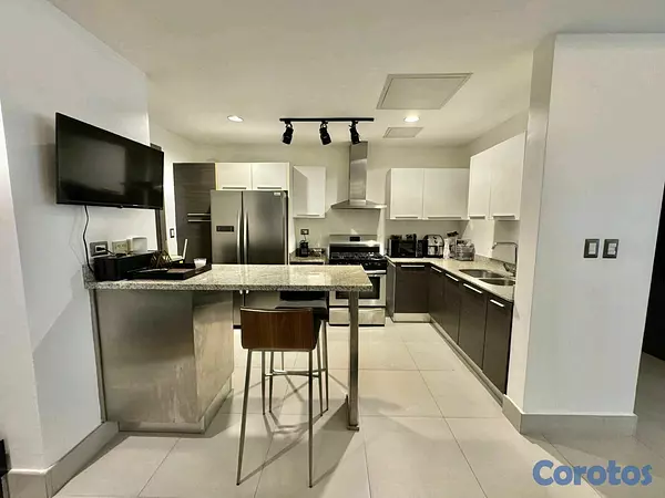 apartamentos - Apartamento amueblado en alquiler- Piantini  3