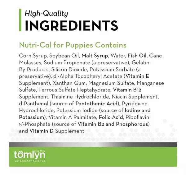 Salud y Equipamiento Médico - Suplemento Vitaminico Cachorros Tomlyn Nutri-cal 4.25 Oz 4
