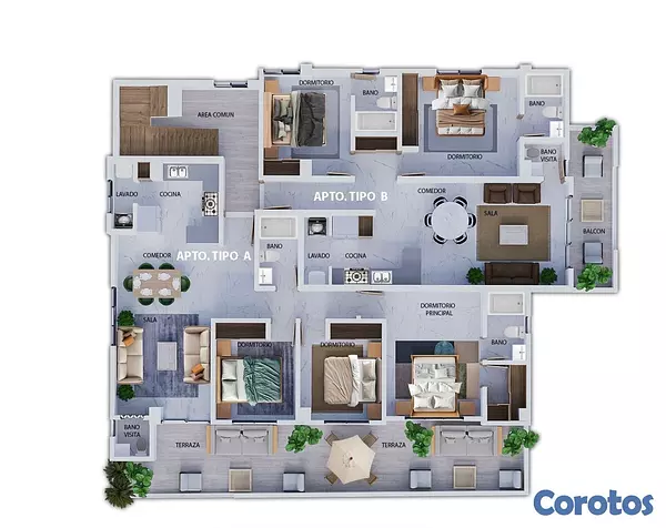 apartamentos - venta de apartamentos en la autopista de san isidro brisa oriental de 124mts 8