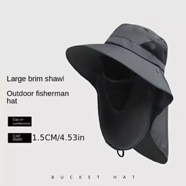 Artículos Deportivos - Sombrero de Protección Solar Para Pesca Sol Casual Camping 2