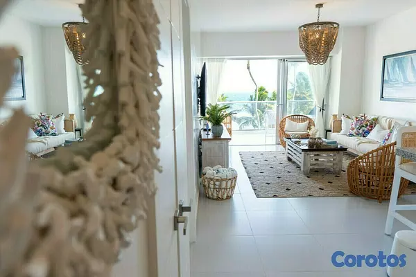 apartamentos - VENDO / ALQUILO Piso 4 con vista al mar, amueblado, en juan Dolió Código: PD155 9