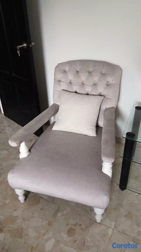 muebles y colchones - Sillón estilo francés  3