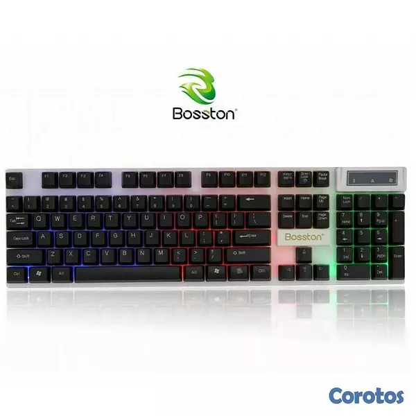 celulares y tabletas - Teclado y Mouse Gamer Bosston 8310 Retro iluminado 2