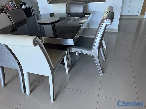 decoración y accesorios - comedor, sillas, lamparas, credenza y espejo 7