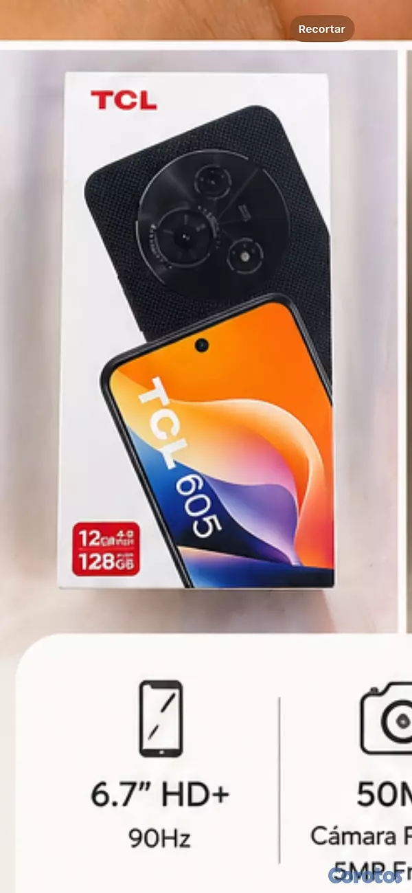 celulares y tabletas - Celular marca TCL 605 – Potente, moderno y económico  5