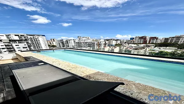 apartamentos - Alquiler de Apartamento amueblado de 2 Habitaciónes en el sector de Serralles. 9