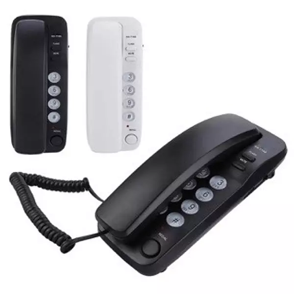 celulares y tabletas - Mini Teléfono Portátil De Montaje En Pared Extensión De Teléfono Fijo casa hogar 1