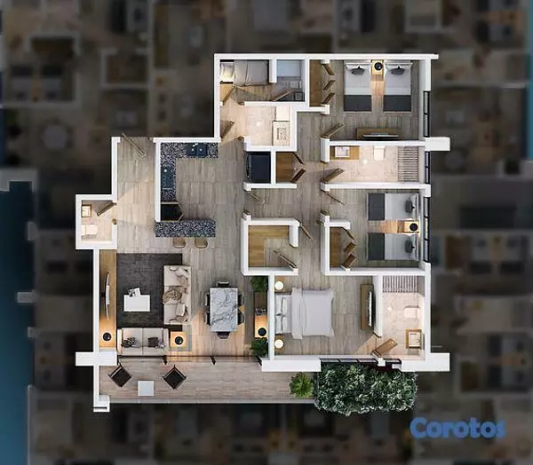 apartamentos - Apartamentos Elegante y Vanguardista en Serralles 7