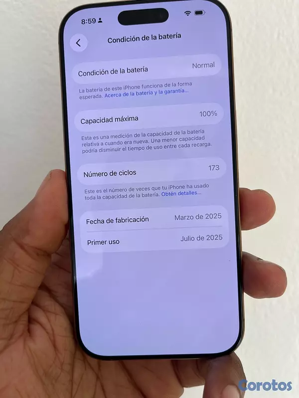 celulares y tabletas - iPhone 16 pro normal 128GB turbo sim 2