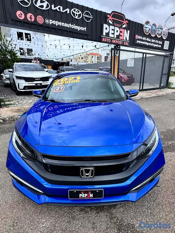carros - 🔥 Honda Civic 2021 Touring Sport – Full, Como Nuev 6