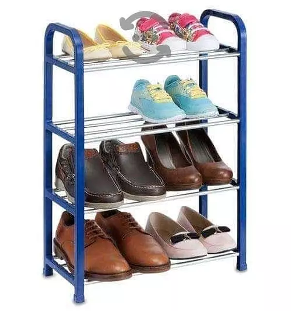 decoración y accesorios - Zapatera. Organizador De Zapatos. Capacidad Para 8. 4 Niveles. 2