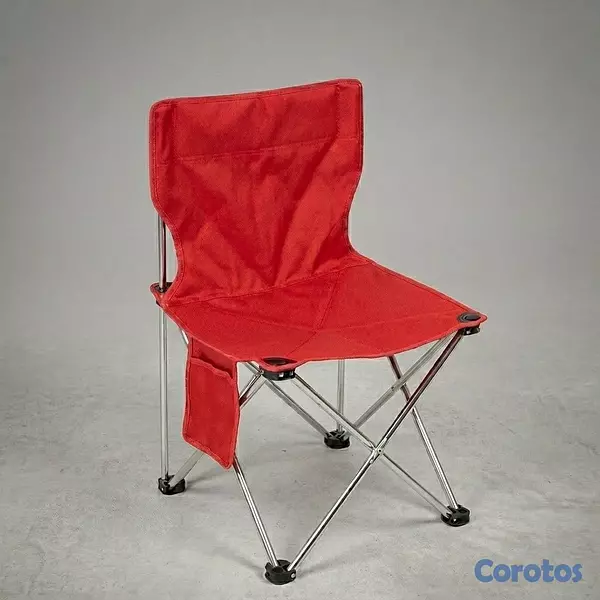 muebles y colchones - Silla Plegable Infantil Roja Portátil – Ideal para 2