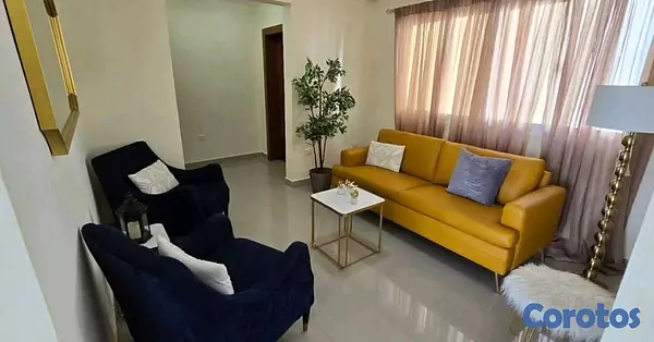 apartamentos - 6to piso amueblado con derecho azotea villa olga  4