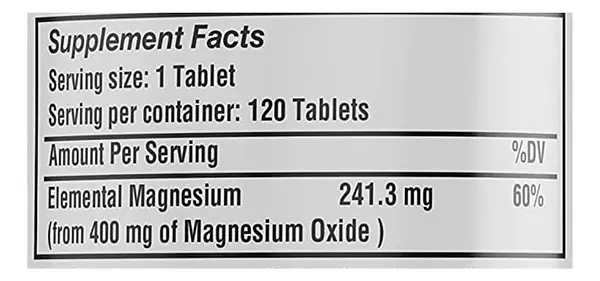 Salud y Equipamiento Médico - Magnesio Oxido 120tab Safrel - Uni - Unidad A $1142 2